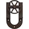 Ekena Millwork Premium Wagon Wheel Horseshoe Roller Hanger w/ Bolts for Barn Door for 1 3/8" Doors, Copper Vein GB60013R2WCV - alternate 5